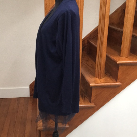 J. Crew Long Cardigan Buttoned Cardigan 100% Wool - Picture 5 of 9